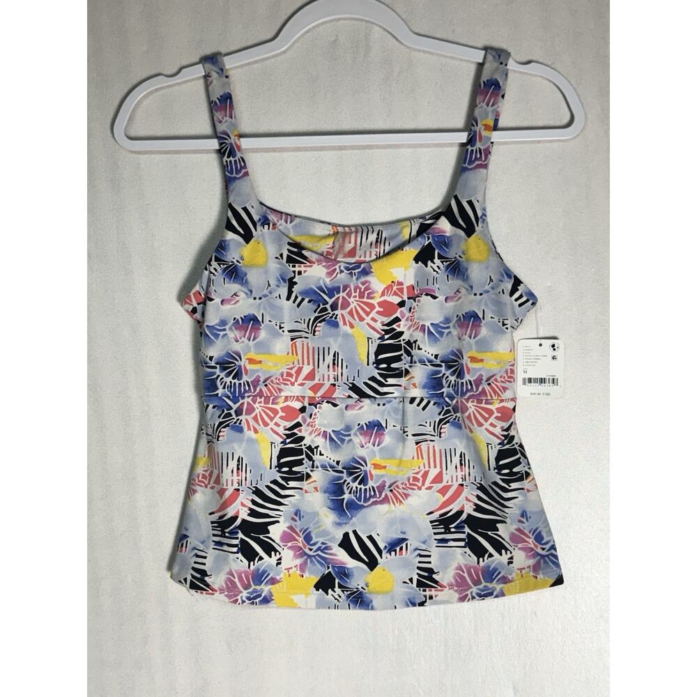 Free People Movement Womens Mystic Floral Never Better Activewear Tank Top Sz M
